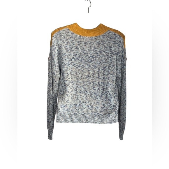 Willow & Root women’s knit lightweight sweater yellow gray sz XS preloved - Picture 4 of 6